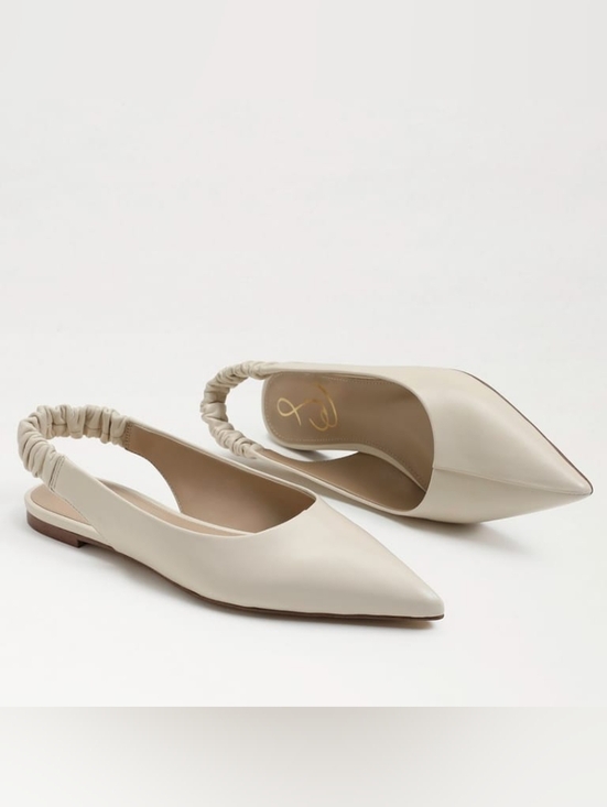 Sam Edelman Shoes - Sam Edelman Whitney Ivory Slingback Pointed Toe Flat ** Size 7.5